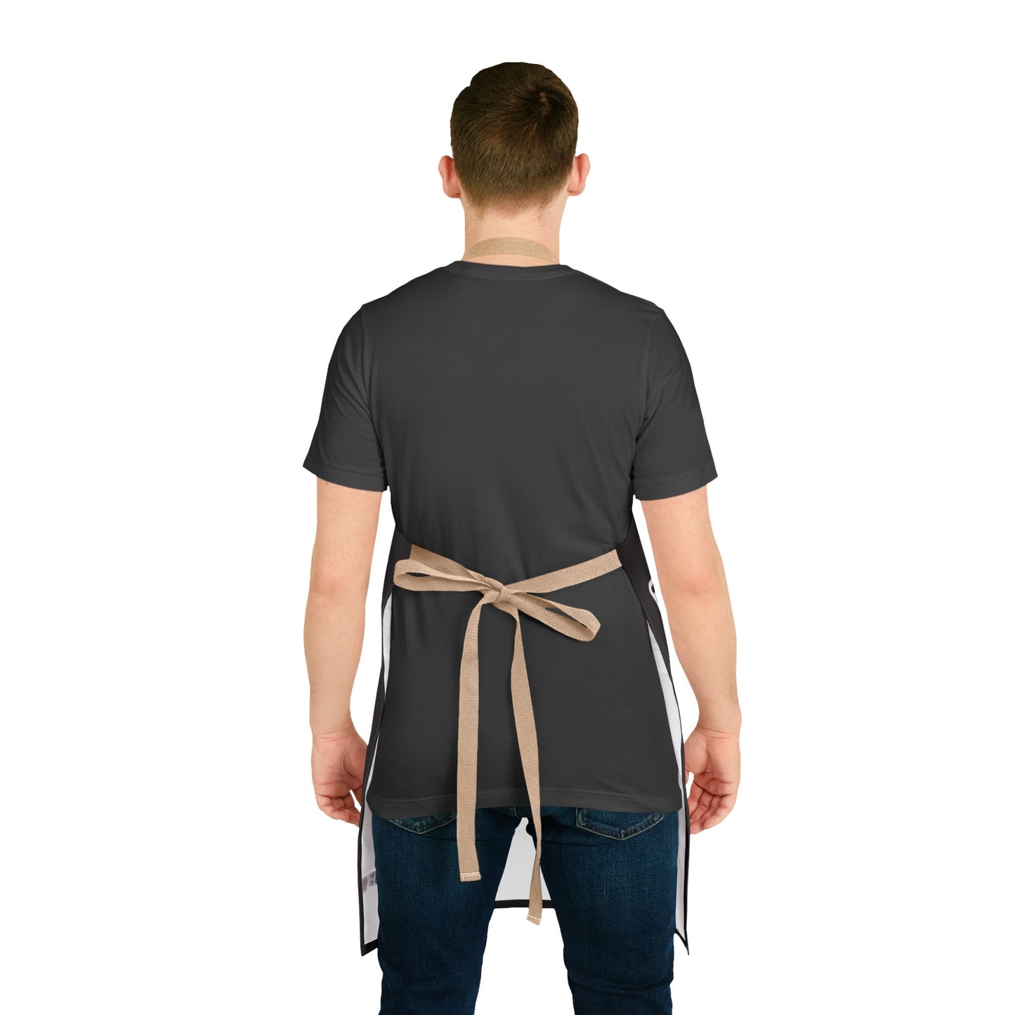 Classic Full-Length Custom Apron with Color Strap Options — Personalized Kitchen & BBQ Gift