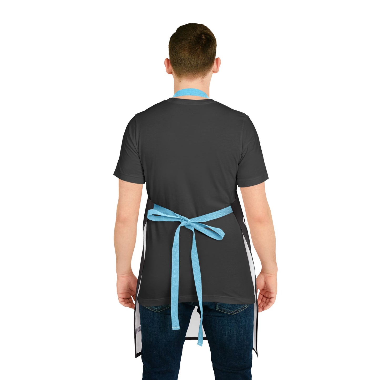 Classic Full-Length Custom Apron with Color Strap Options — Personalized Kitchen & BBQ Gift