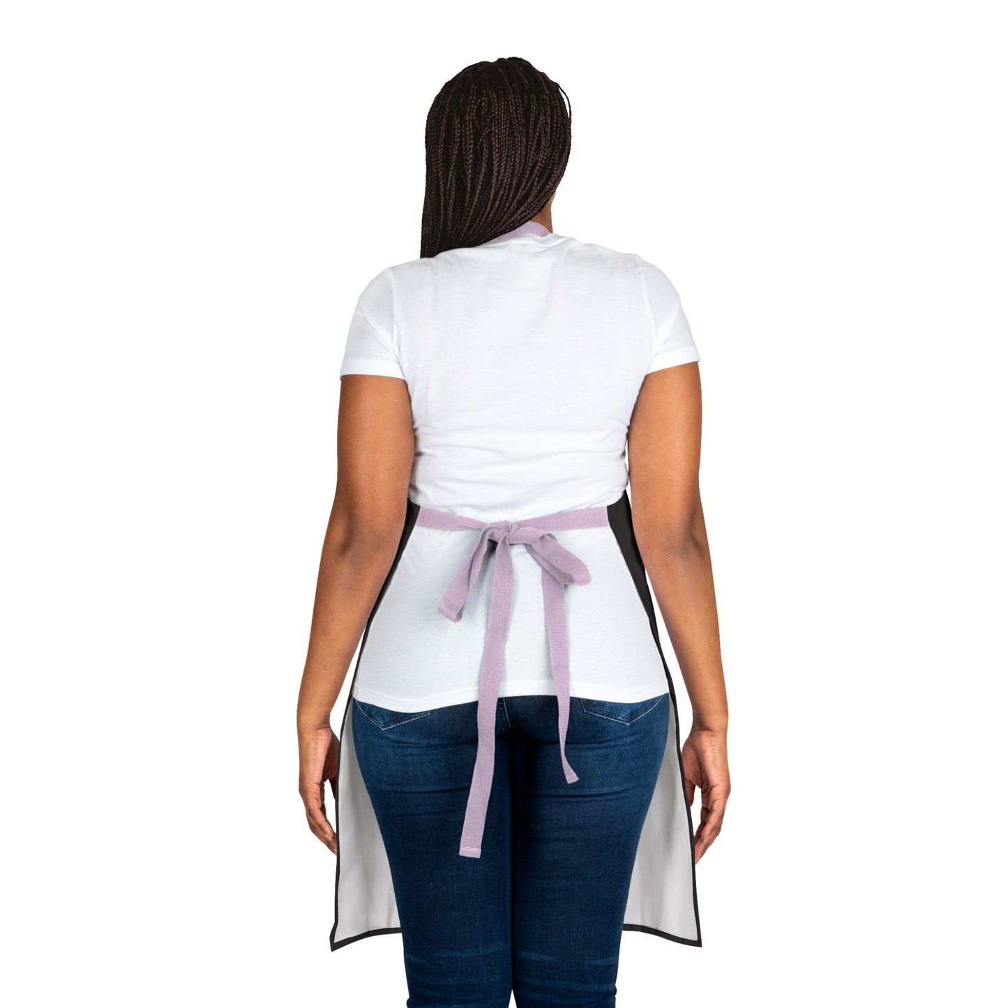 Classic Full-Length Custom Apron with Color Strap Options — Personalized Kitchen & BBQ Gift