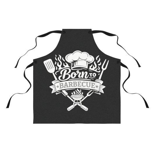 Born to Barbecue Apron — BBQ Grill Chef Cooking Apron