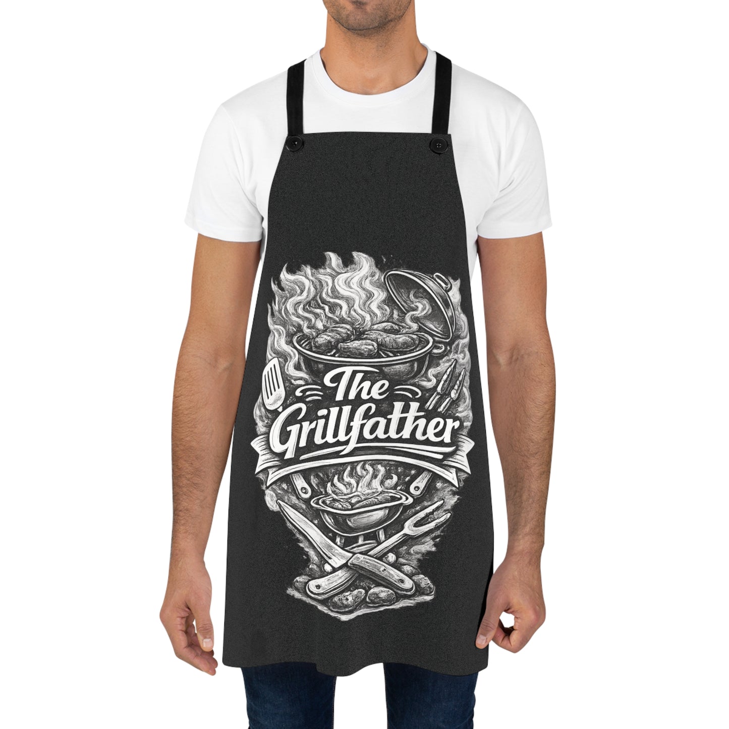 Grillfather BBQ Apron — Funny Chef/Grill Master Cooking Apron