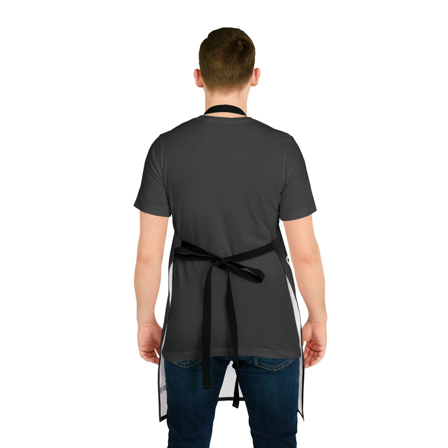 Classic Full-Length Custom Apron with Color Strap Options — Personalized Kitchen & BBQ Gift