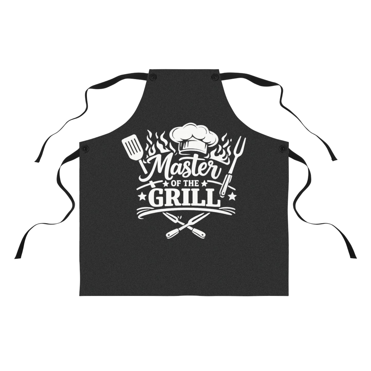 Master of the Grill BBQ Apron — Funny Chef Grilling Apron for Dad, Father’s Day & Cookouts