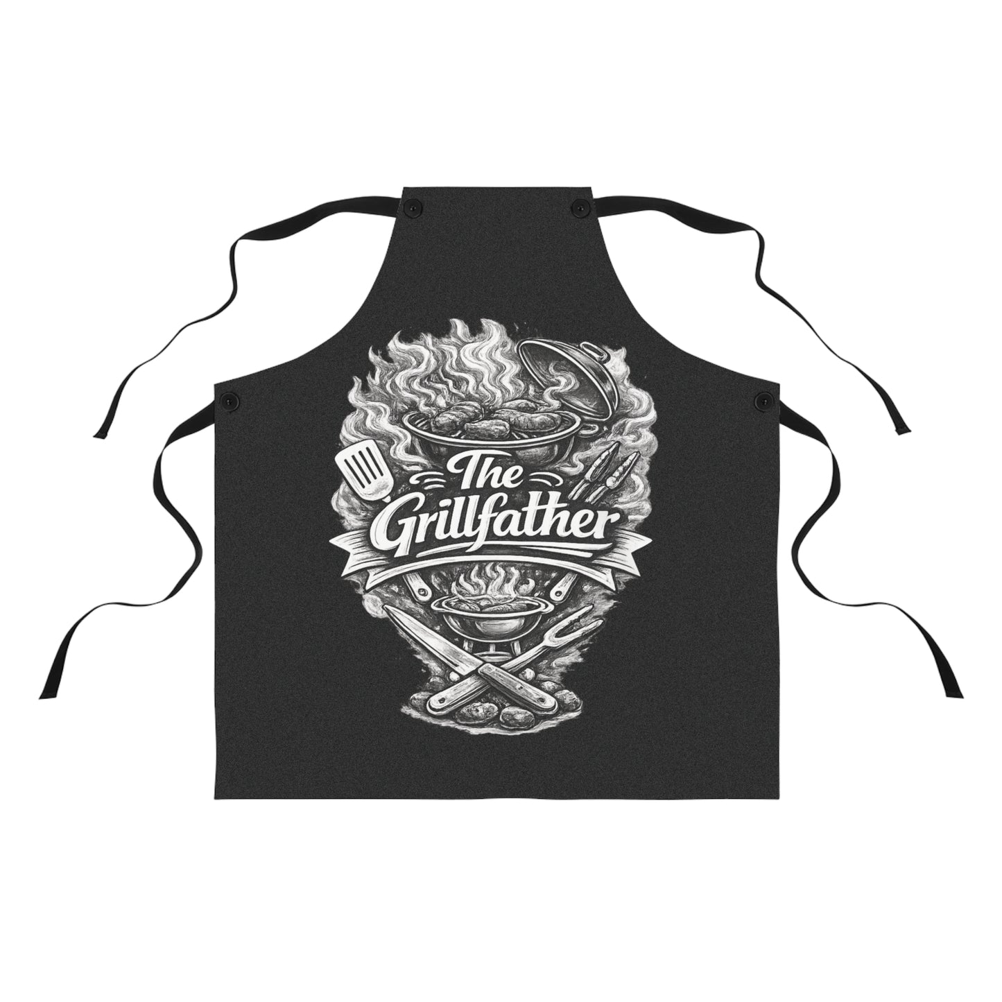 Grillfather BBQ Apron — Funny Chef/Grill Master Cooking Apron