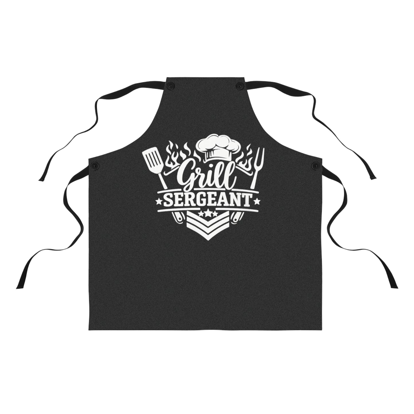 Grill Sergeant Apron — Funny BBQ Chef Cook Apron for Men & Women