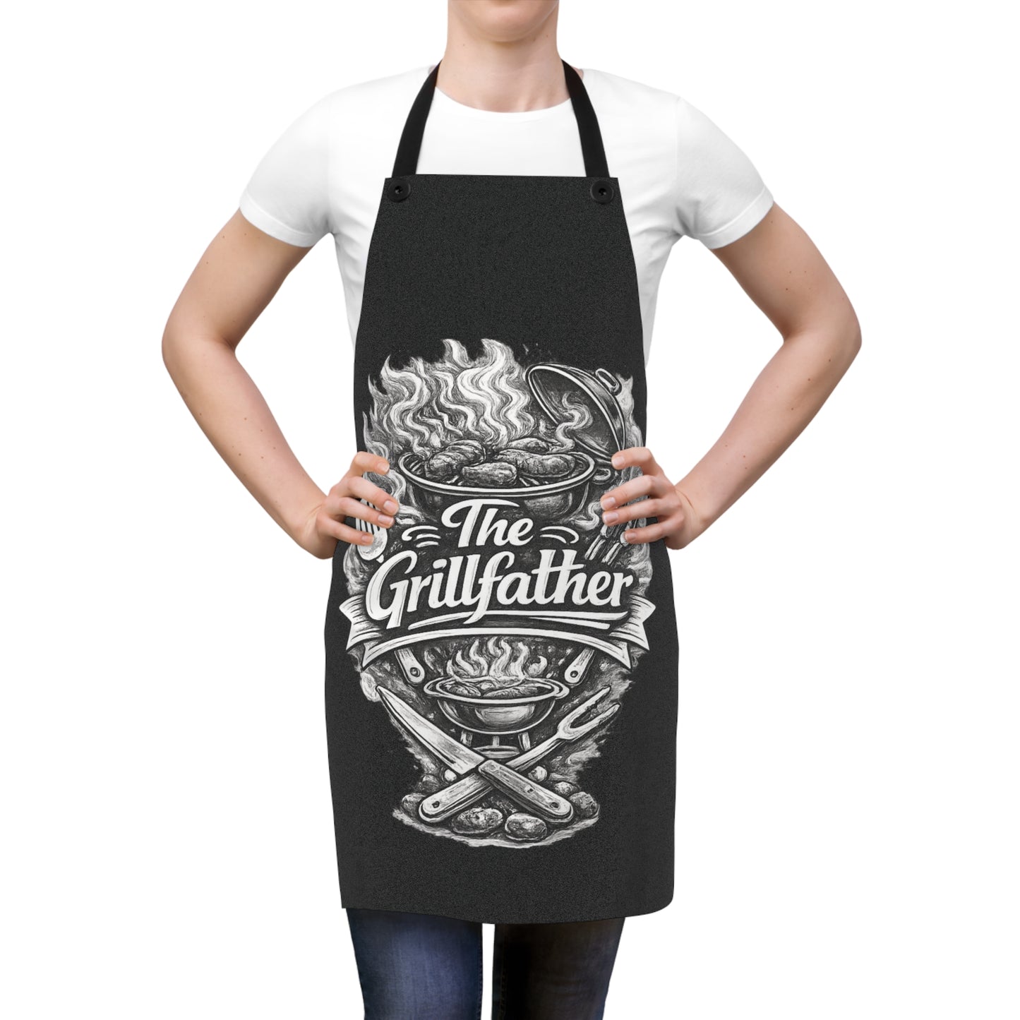 Grillfather BBQ Apron — Funny Chef/Grill Master Cooking Apron