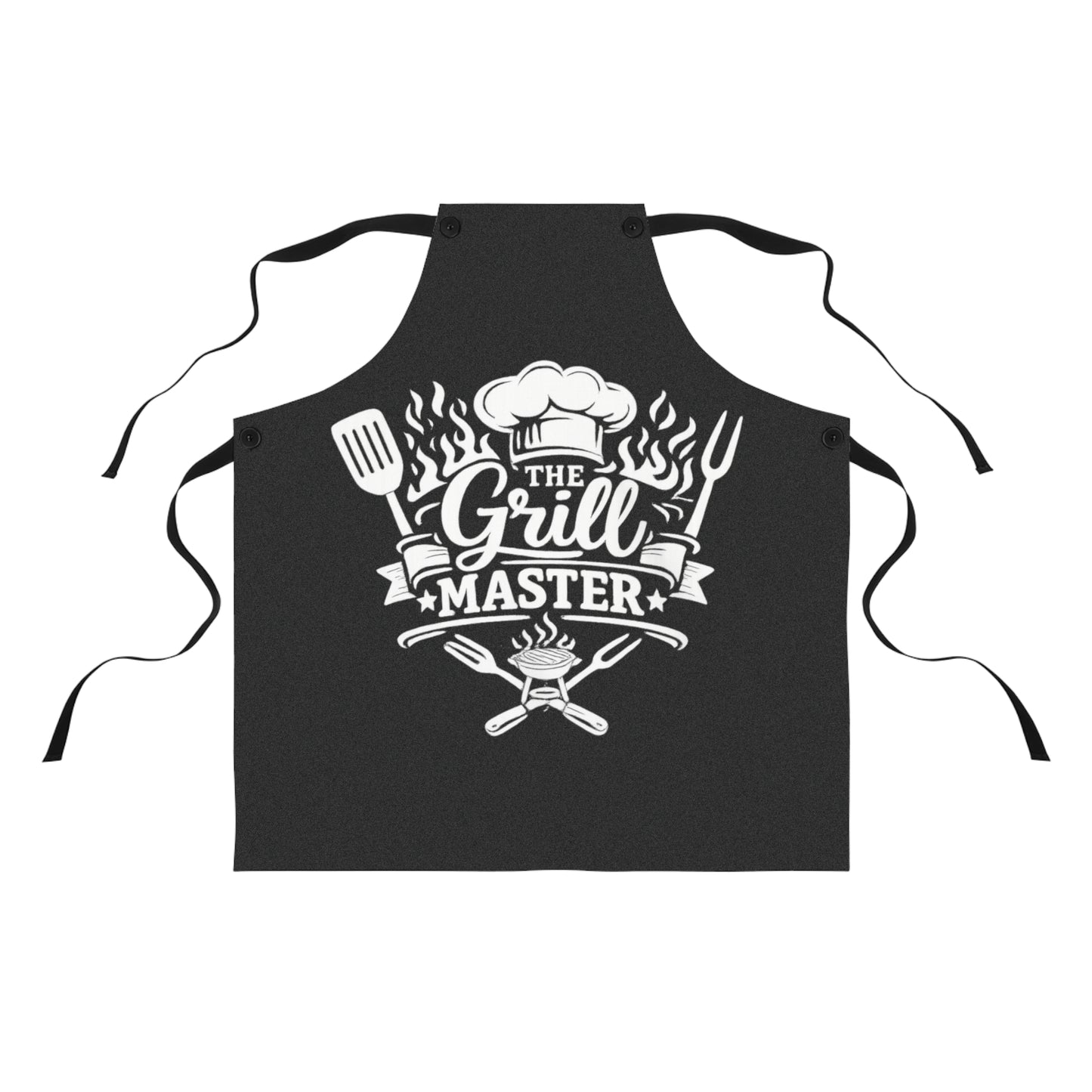 Grill Master Apron — BBQ Chef Cooking Apron with 'The Grill Master' Design