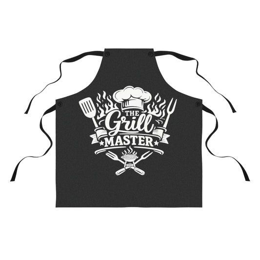 Grill Master Apron — BBQ Chef Cooking Apron with 'The Grill Master' Design