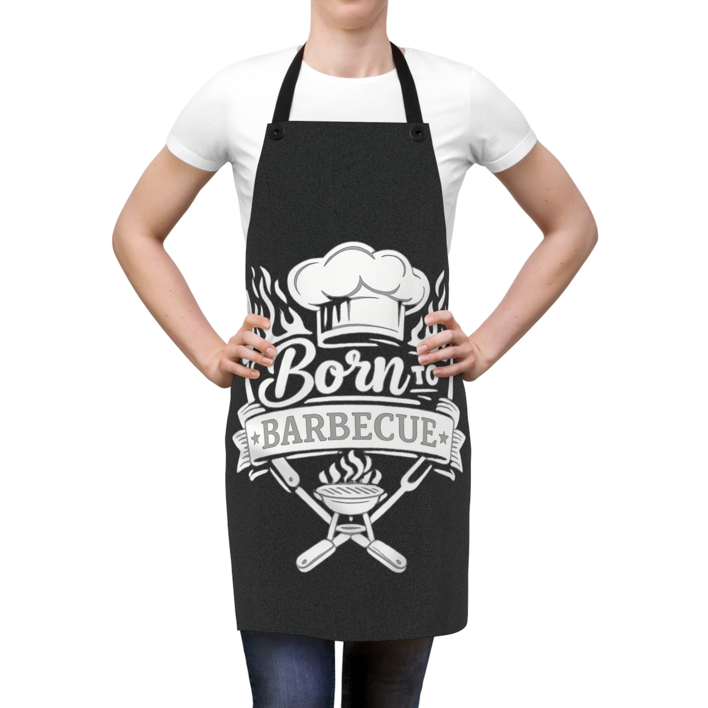 Born to Barbecue Apron — BBQ Grill Chef Cooking Apron